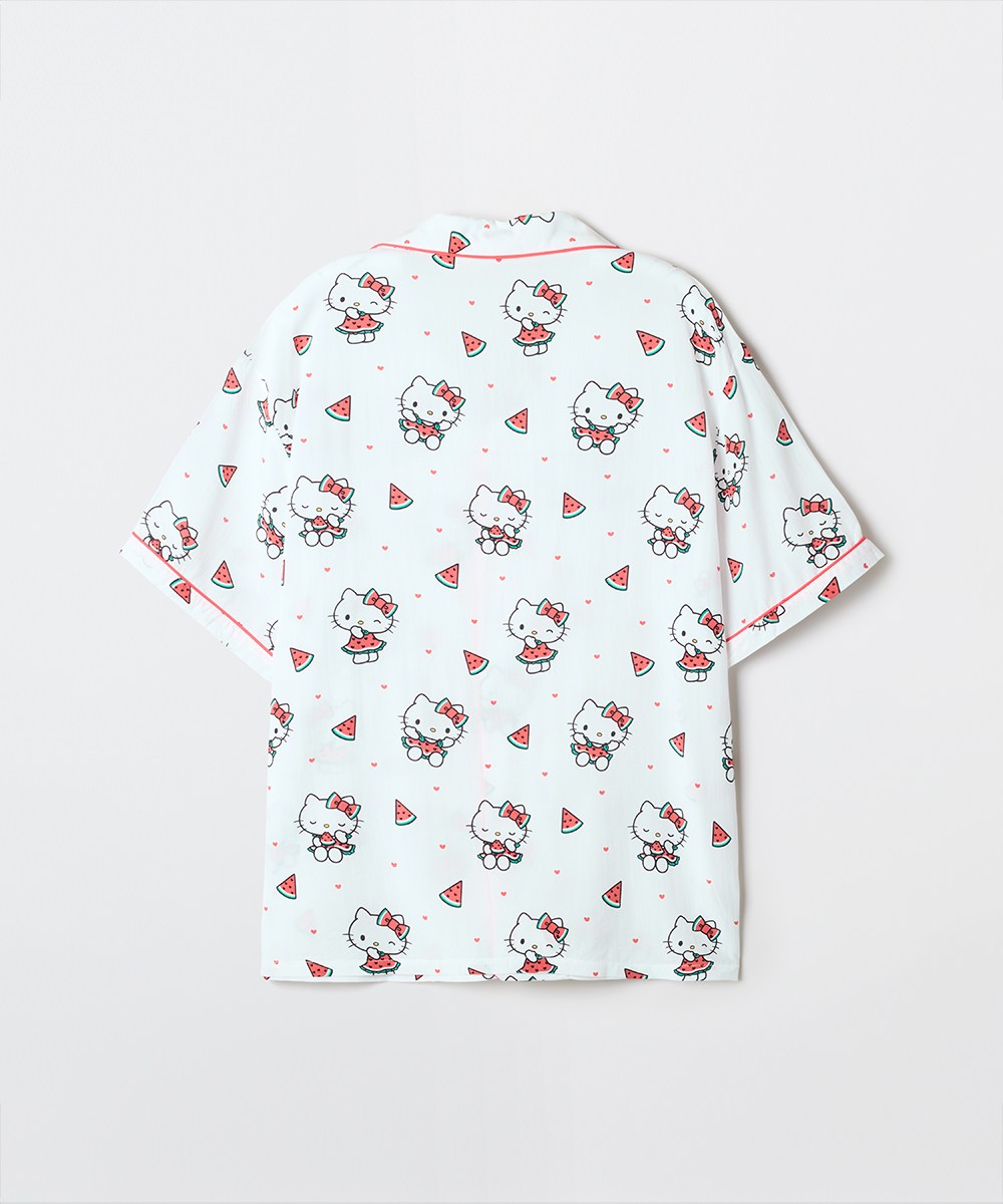 Пижама с коротким рукавом (WHITE)_SPPPG25U01