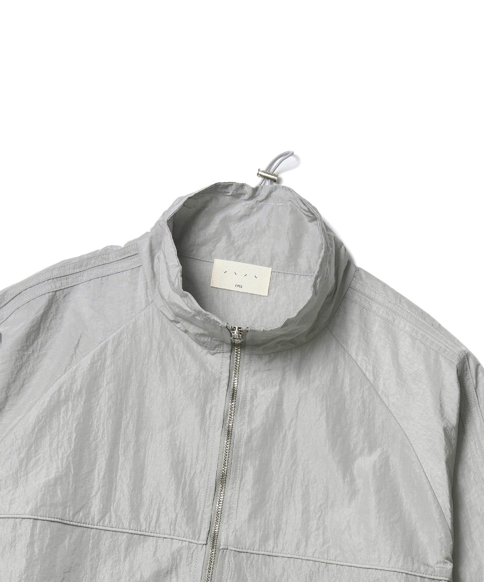 Line Piping Windbreaker (Gray
