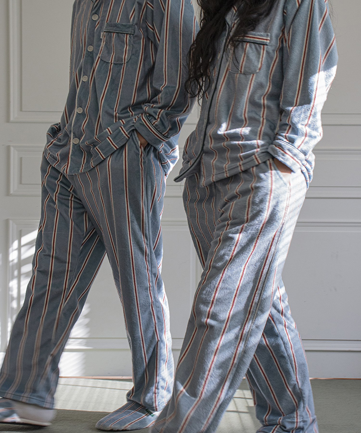 Pajama Sleepwear Nightwear Two-Piece Loungewear Homewear Cozy Set