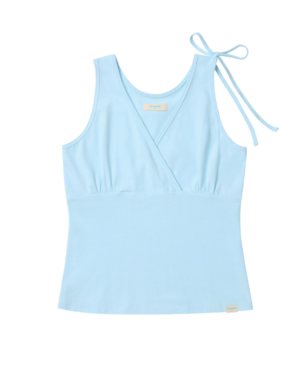 RIBBON TIED SLEEVELESS - 4 colors