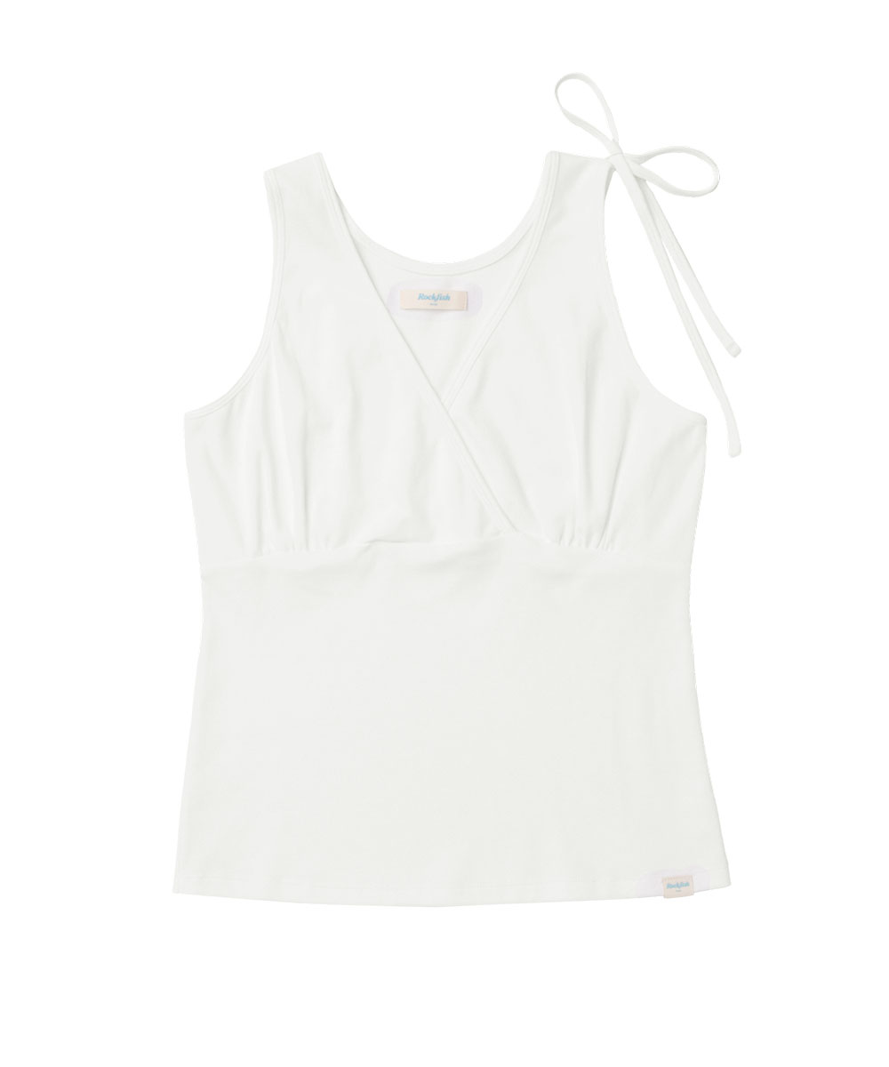 RIBBON TIED SLEEVELESS - 4 colors