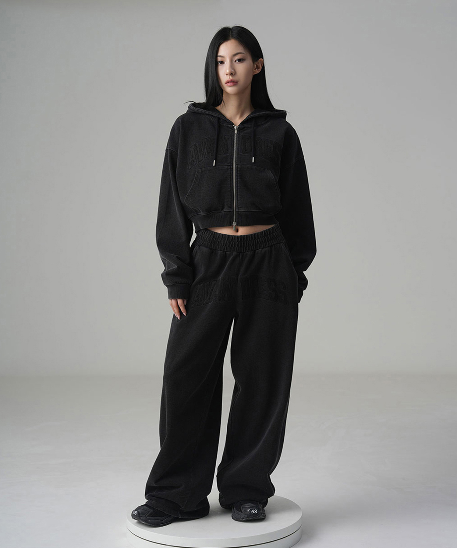 [SET] Felt 3D Pigment Zip-up + Felt 3D Pigment Wide брюки