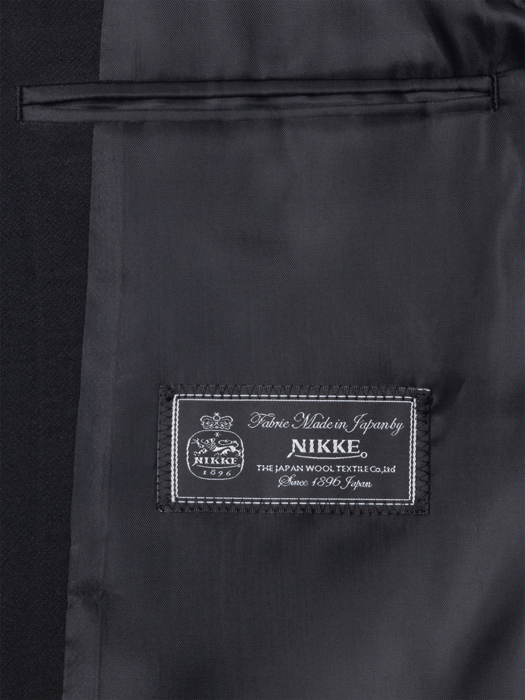 Блейзер из тропической шерсти добби (BLACK)