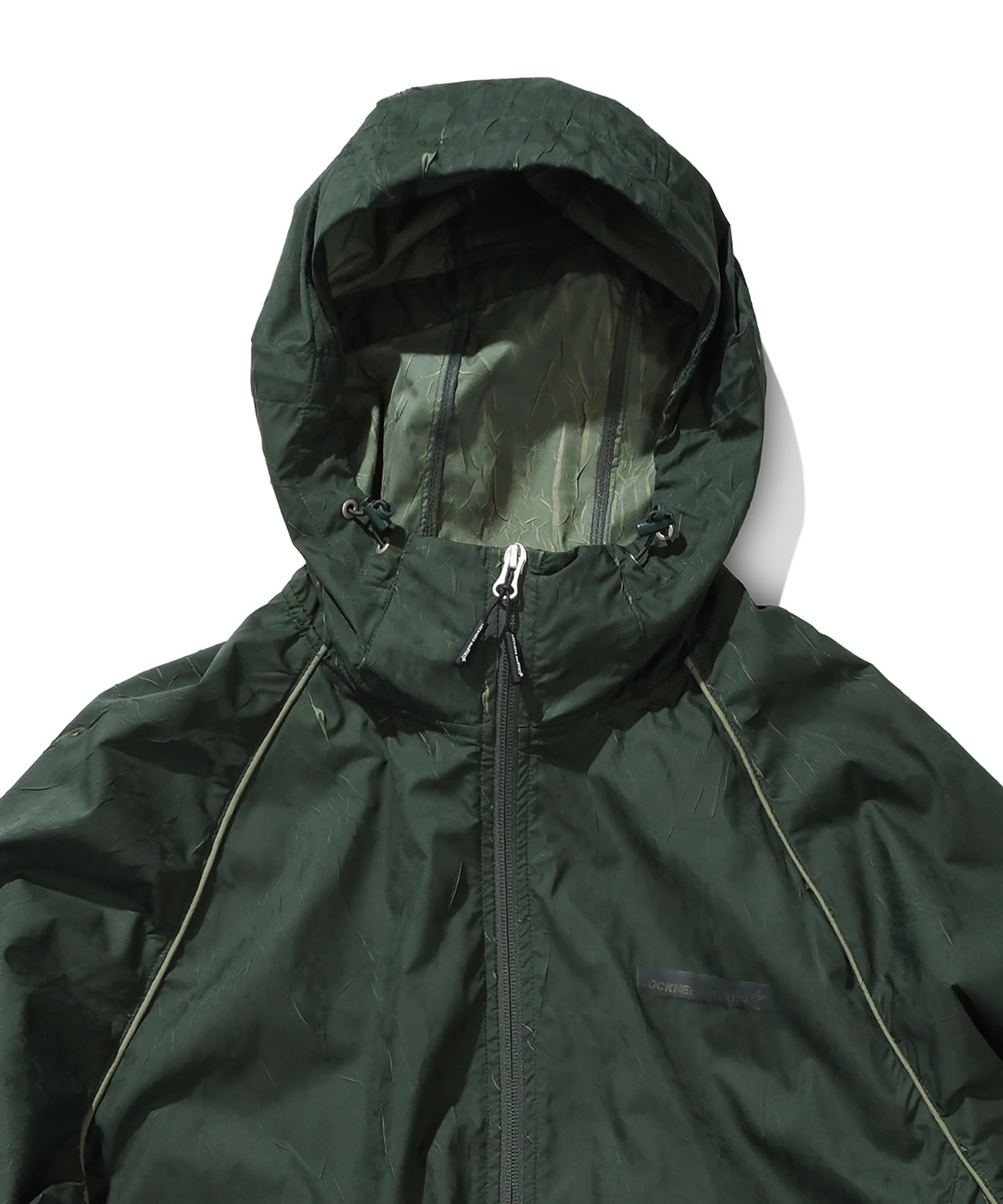 CREASE TWO-TONE WINDBREAKER (хаки)