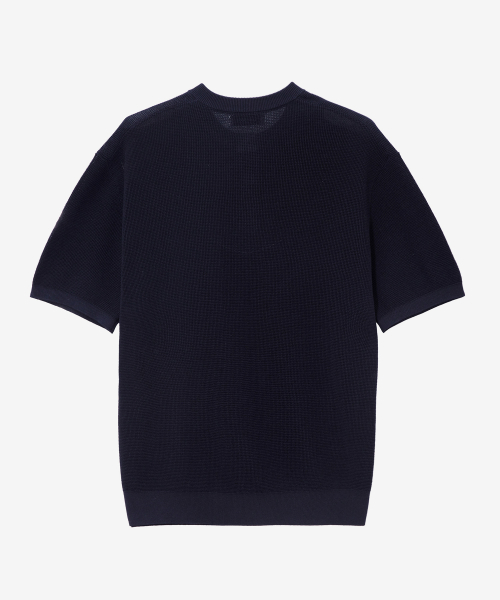 [ON] Linen-Like Oversized Henley Neck Short Sleeve Knit - 5 colors thumbnail 15