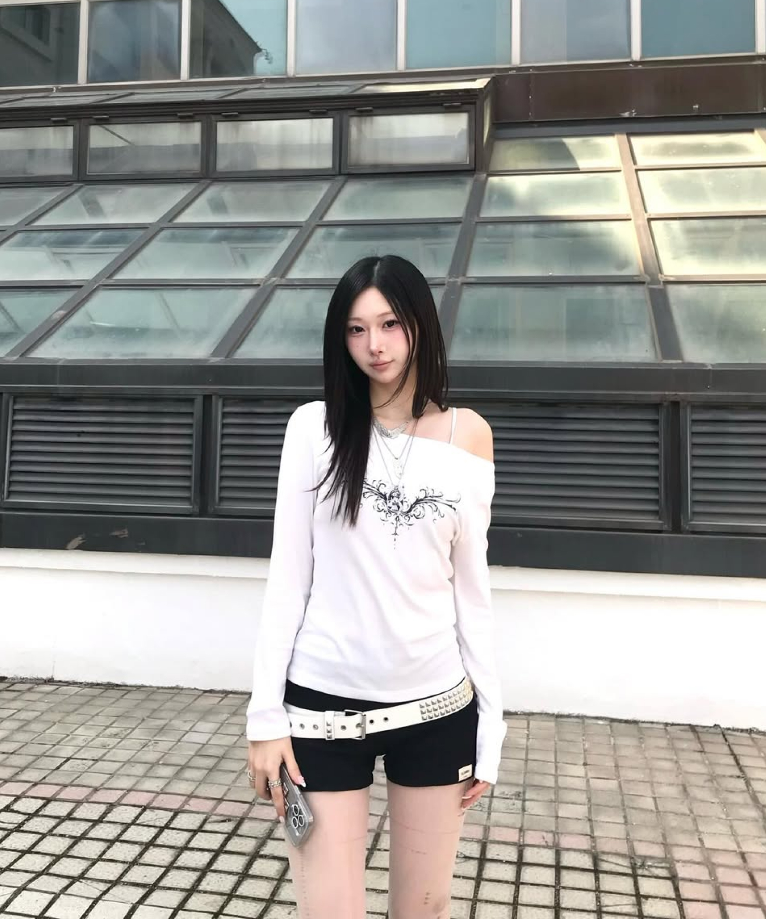 ADORE ME TWO-WAY BOAT NECK LONG SLEEVE [IVORY]
