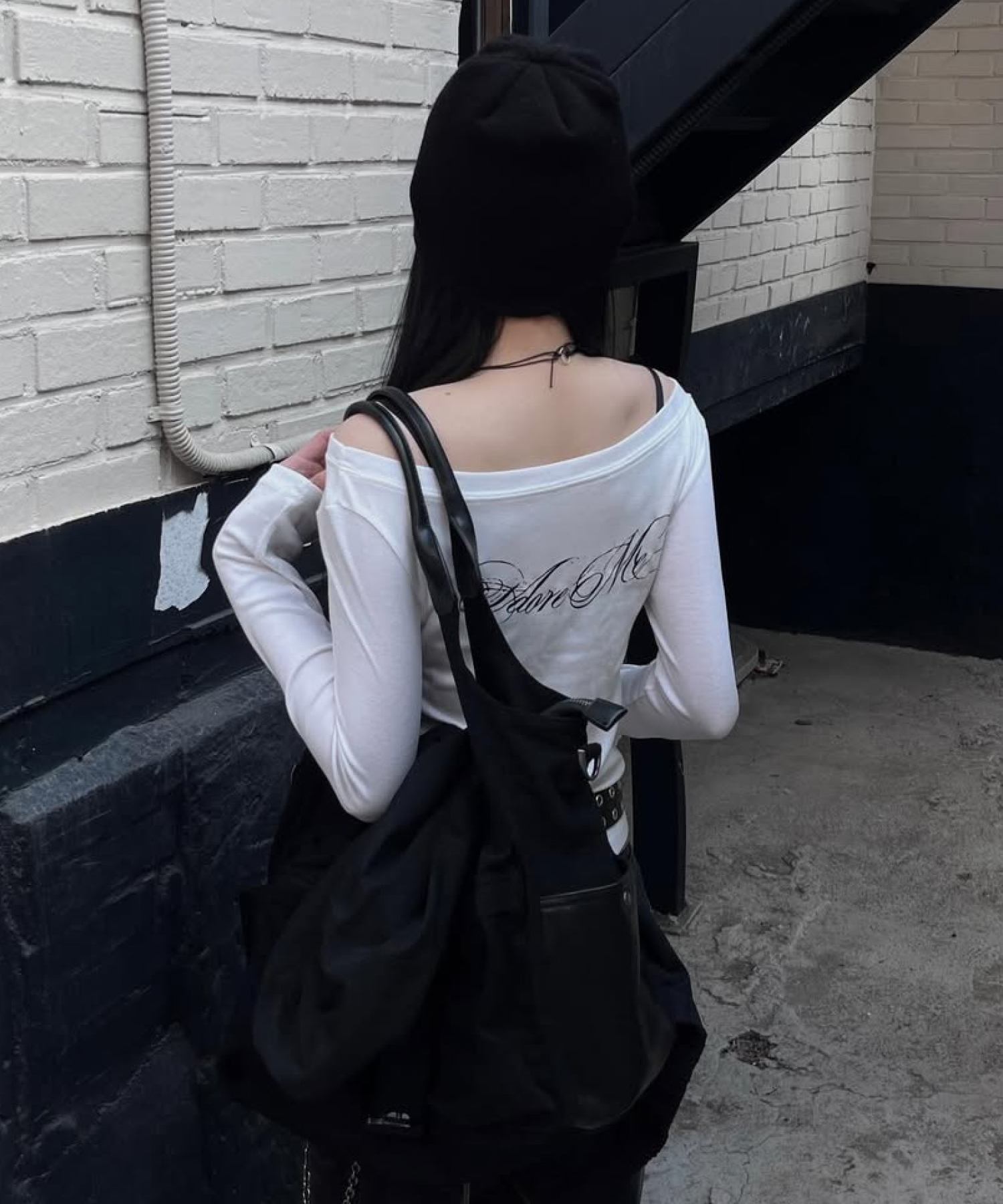 ADORE ME TWO-WAY BOAT NECK LONG SLEEVE [IVORY]