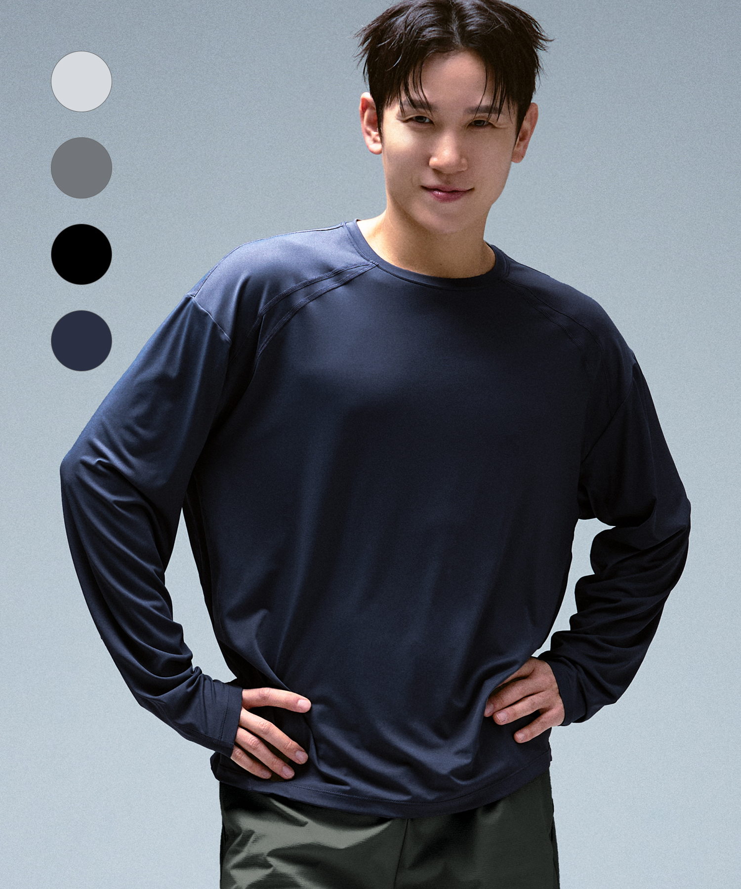 ACTIVE LINE LONG SLEEVE [4color]