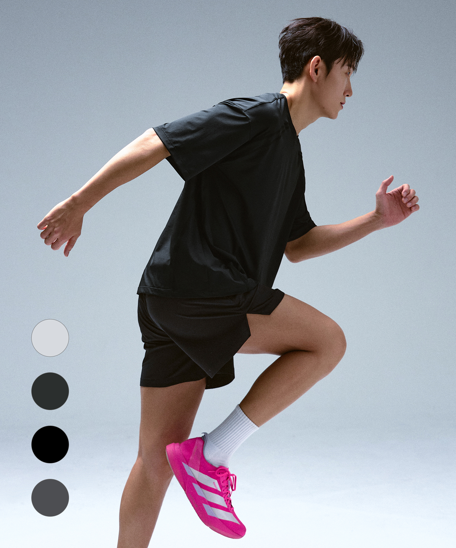 ACTIVE RUNNING 5INCH HALF SHORTS[4color]