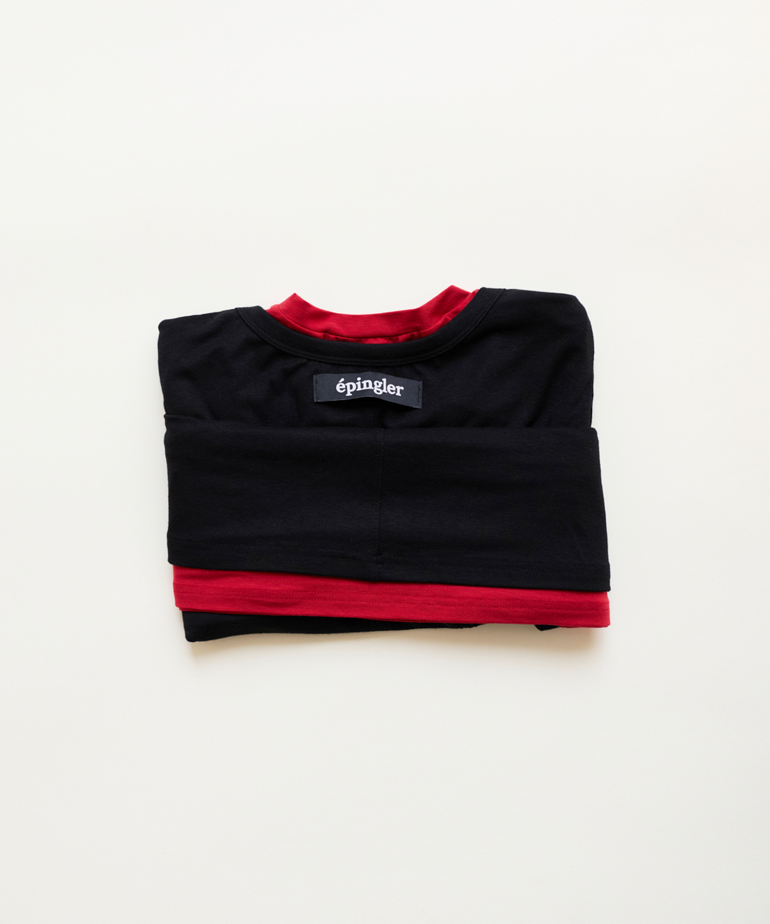 SPOONING LAYERED T - BLACK