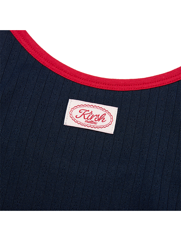 KIRSH MELLOW SLEEVELESS PAJAMA SET(DARK NAVY)