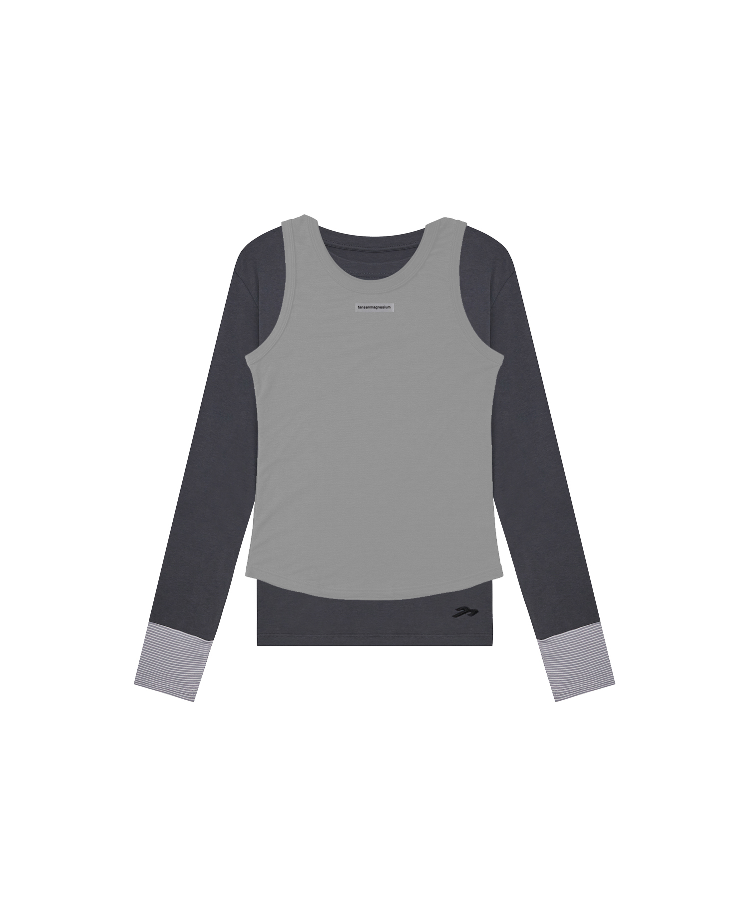 Лонгслив 2-way layered Songisongi X Tansan (3 Color)