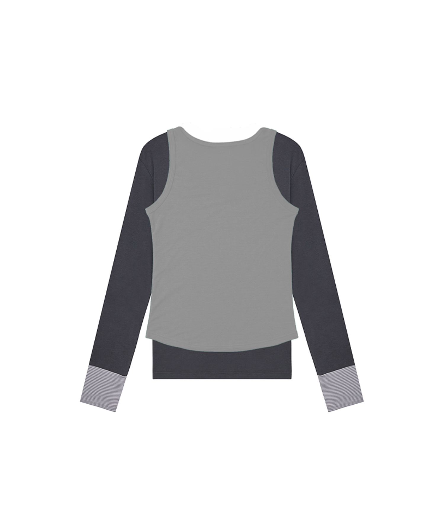 Лонгслив 2-way layered Songisongi X Tansan (3 Color)