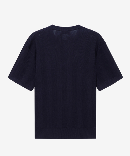 [ON] Textured Henry Neck Short Sleeve Knit - 3 colors thumbnail 6