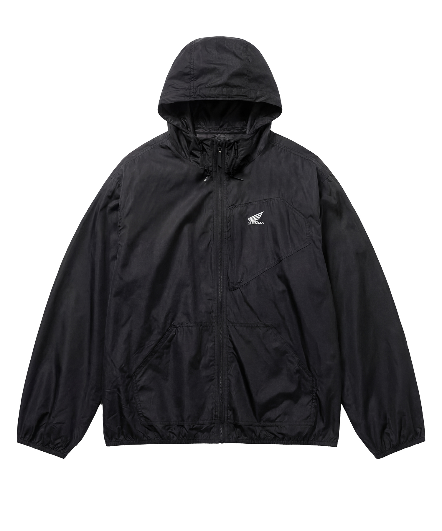 H-Tech Packable Windbreaker_Solid Ver Black