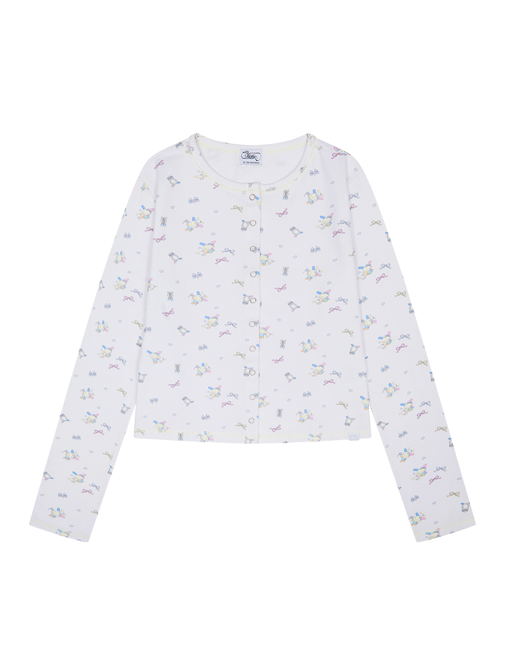 USAHANA ALL OVER CARDIGAN [WHITE]