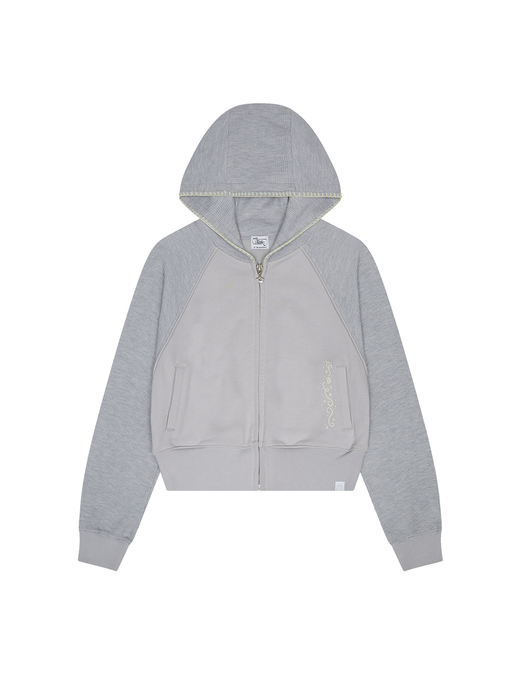 USAHANA HOODED ZIP-UP [GREY]