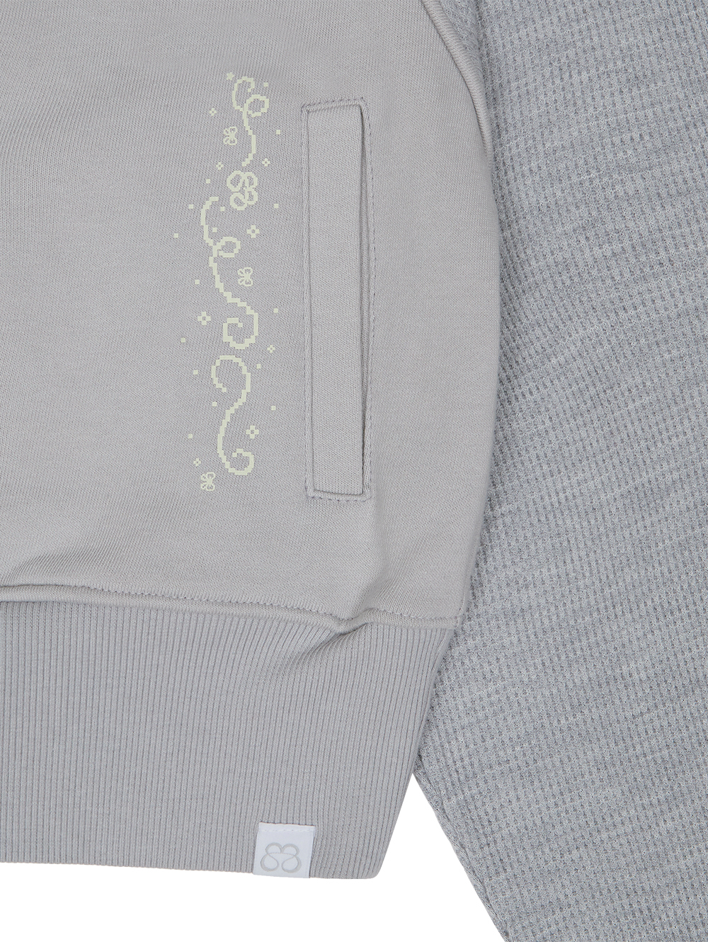 USAHANA HOODED ZIP-UP [GREY]