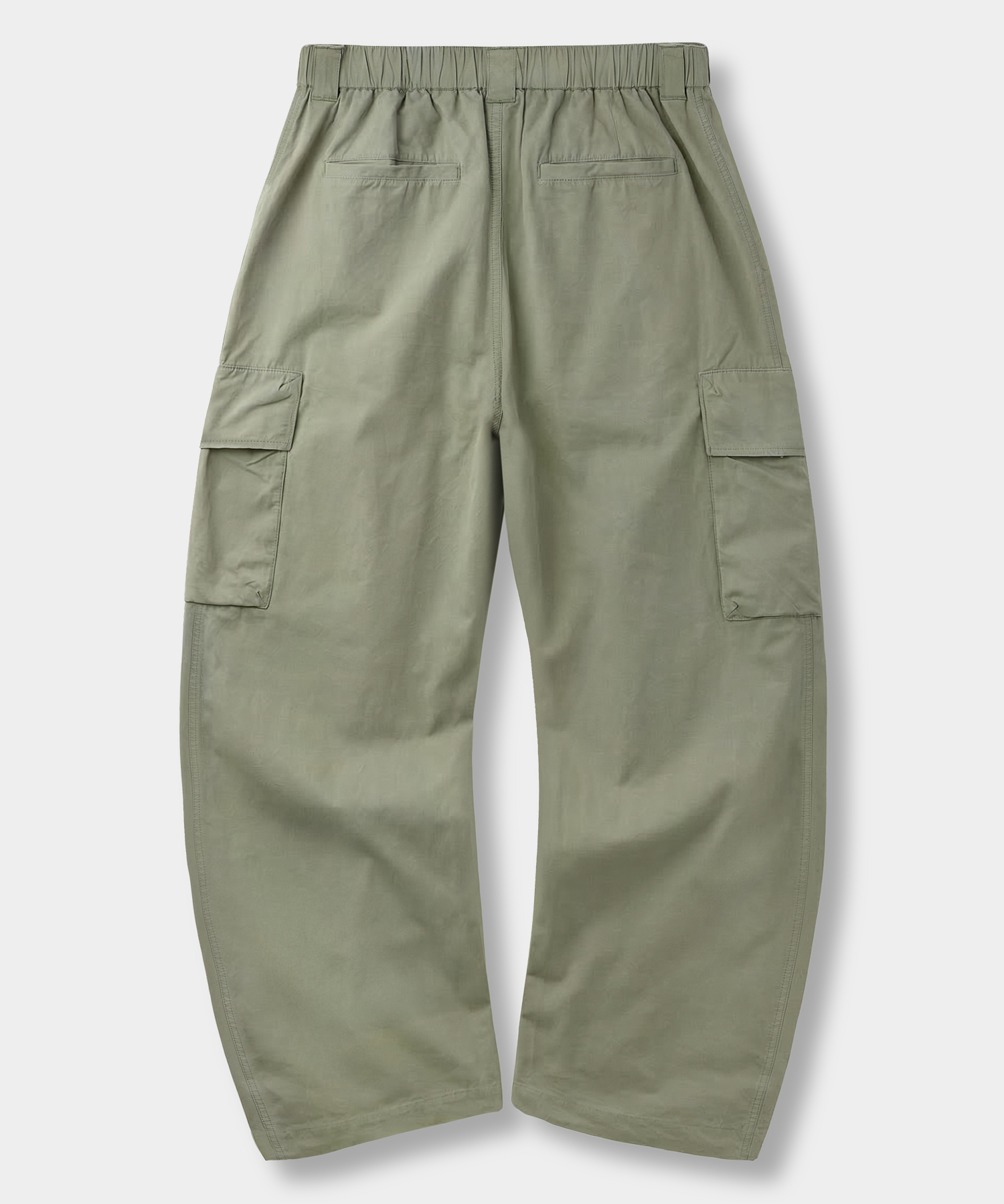 [SUMMER] VLAD CURVED BANDING CARGO PANTS_KHAKI