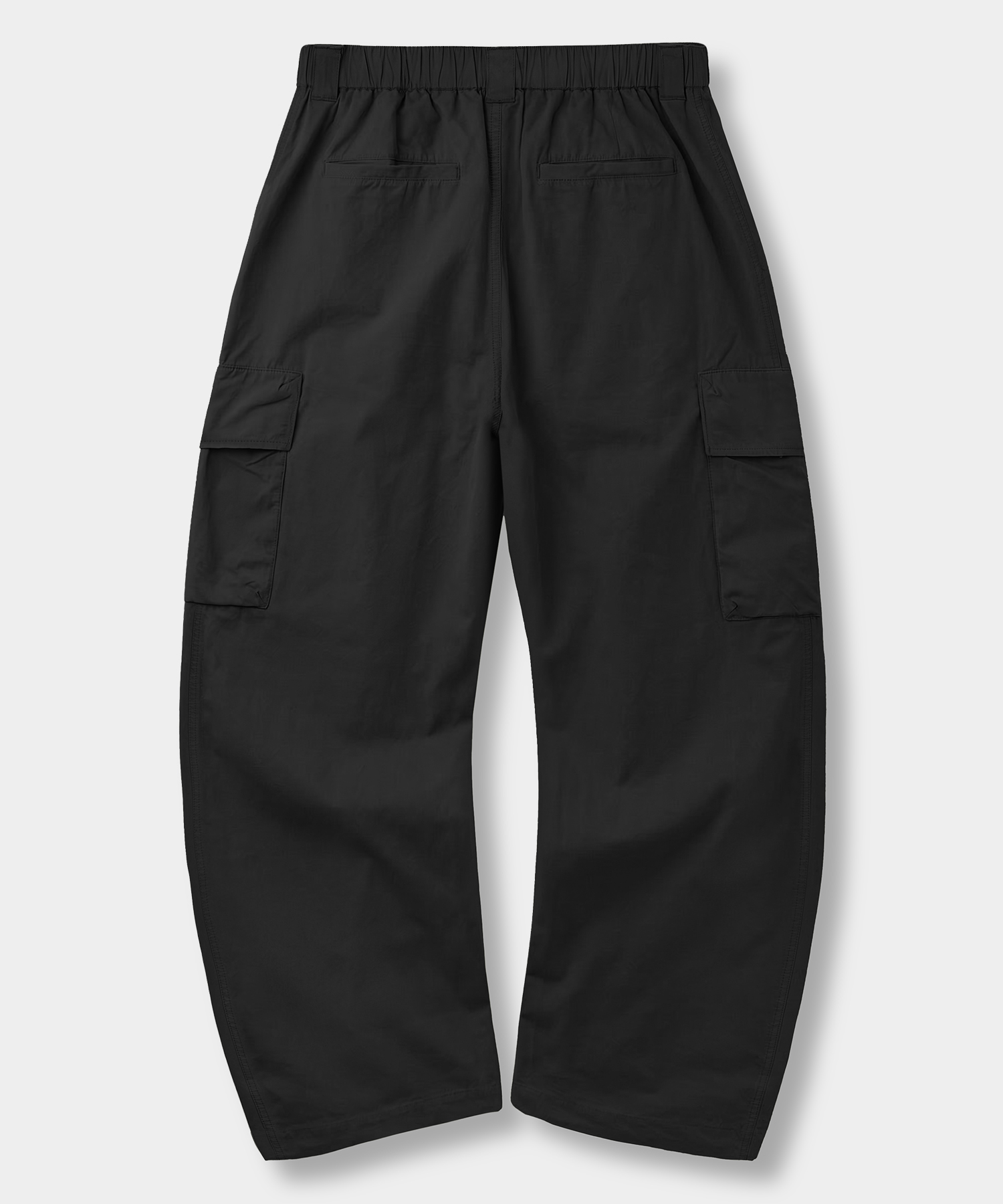 [SUMMER] VLAD CURVED BANDING CARGO PANTS_BLACK
