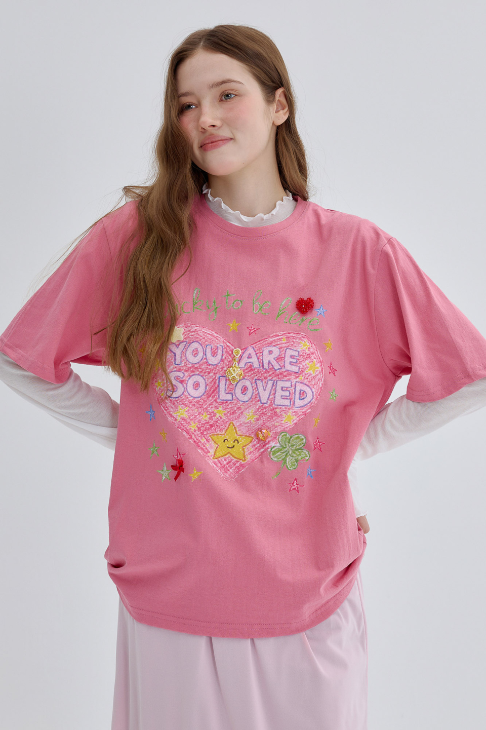 LOVED T-SHIRT ATELIER KIT - 2 COLORS PINK