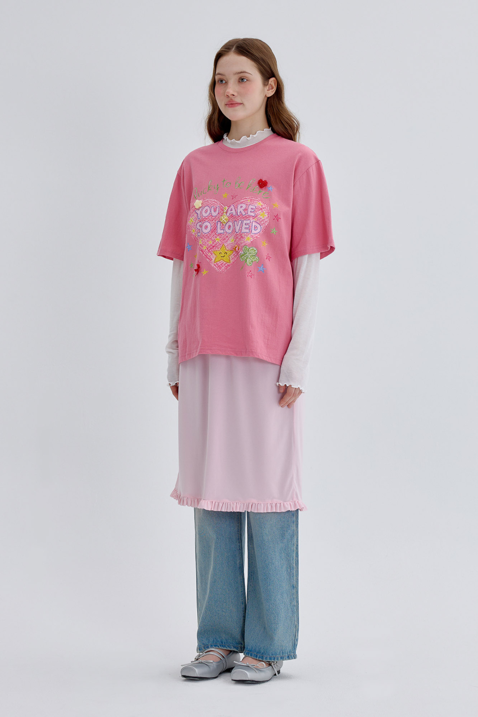 LOVED T-SHIRT ATELIER KIT - 2 COLORS PINK