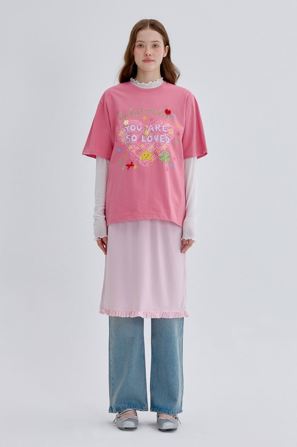 LOVED T-SHIRT ATELIER KIT - 2 COLORS PINK
