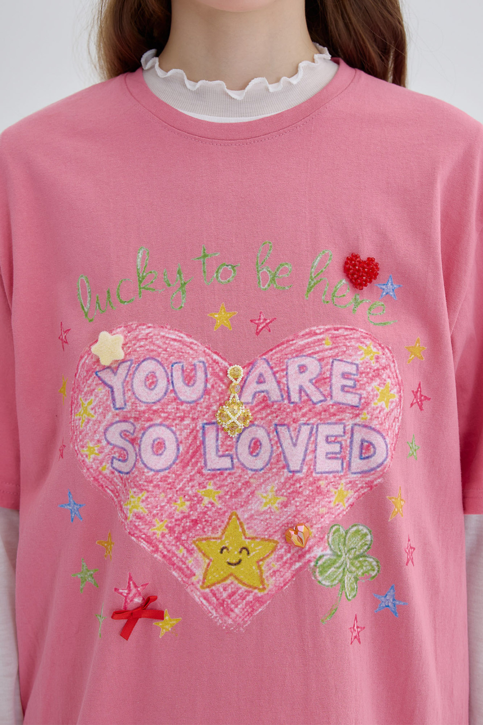 LOVED T-SHIRT ATELIER KIT - 2 COLORS PINK