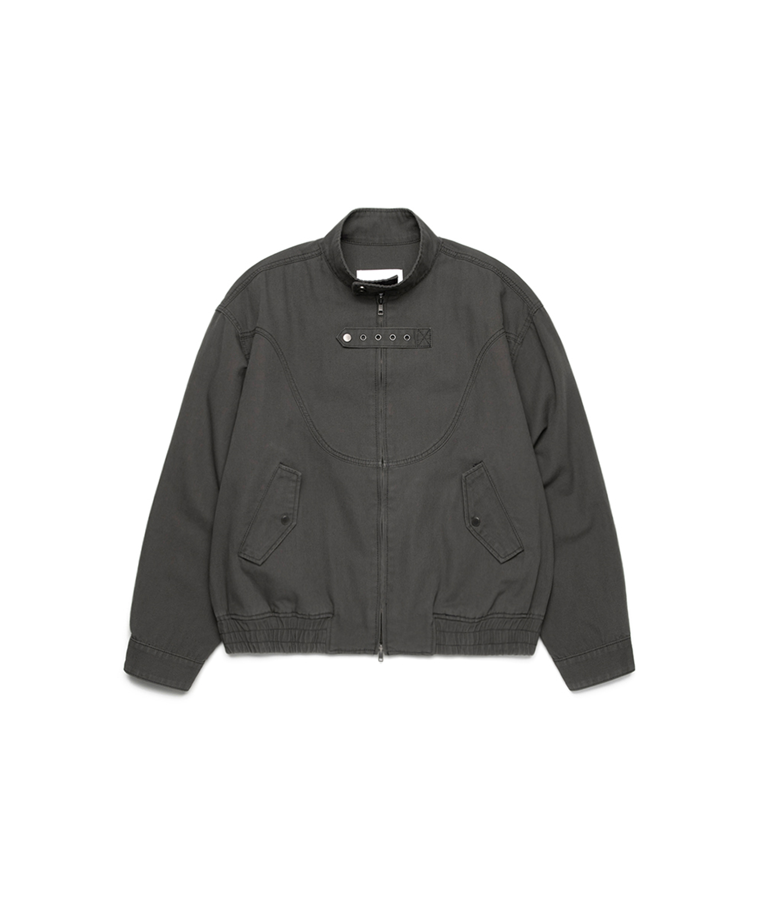DENIM POCKET BLOUSON JACKET CHARCOAL