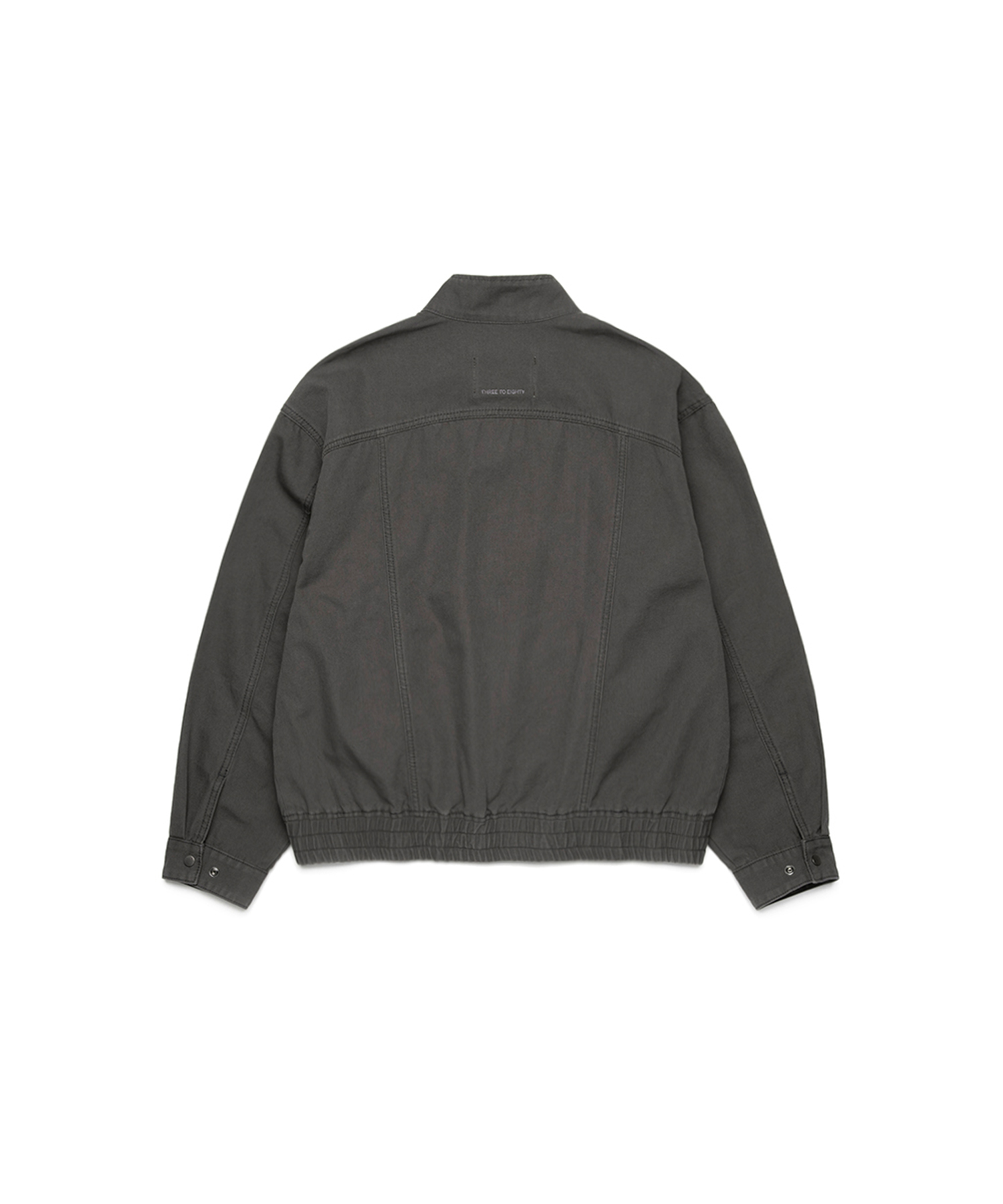 DENIM POCKET BLOUSON JACKET CHARCOAL
