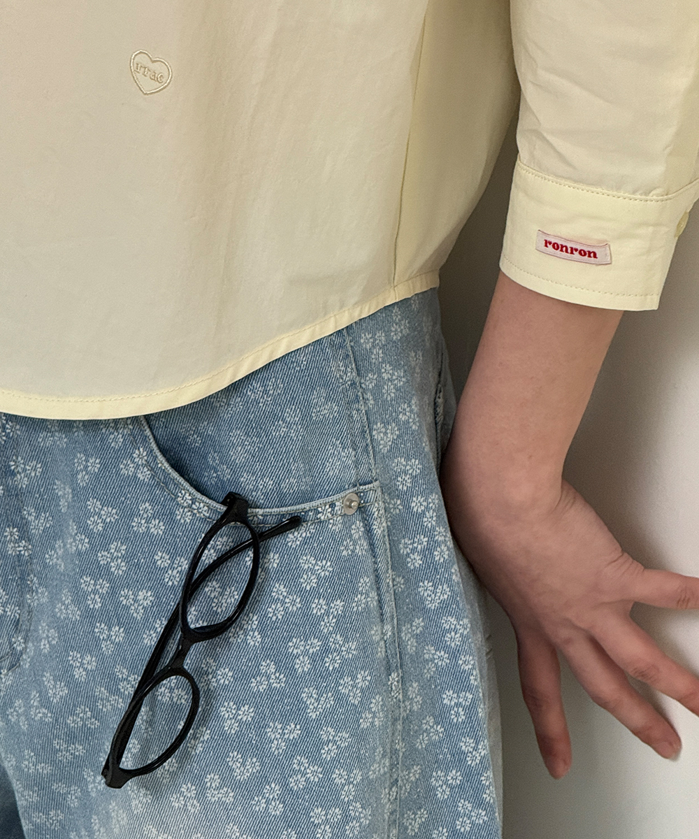 RRAC PASTEL COTTON SHIRT BUTTER