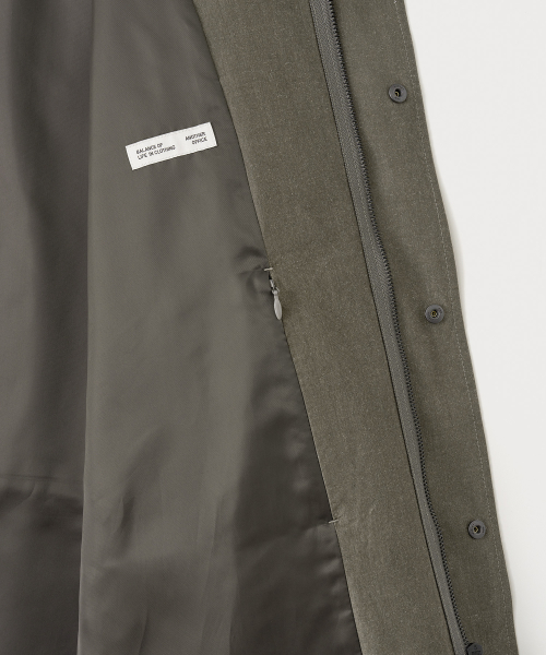 Silk Nep Mods Coat (Khaki) thumbnail 6