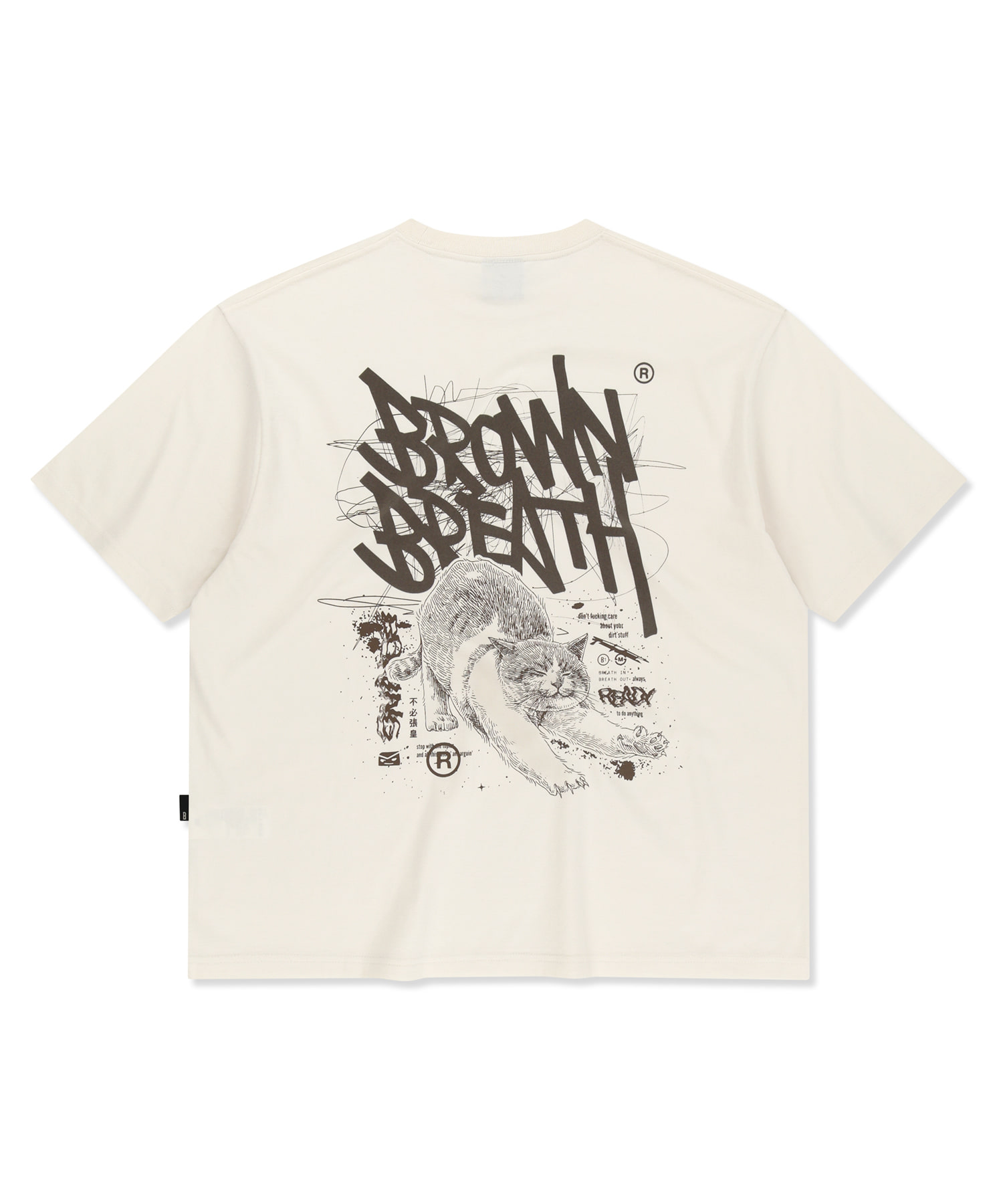 KITTY TAG TEE - IVORY