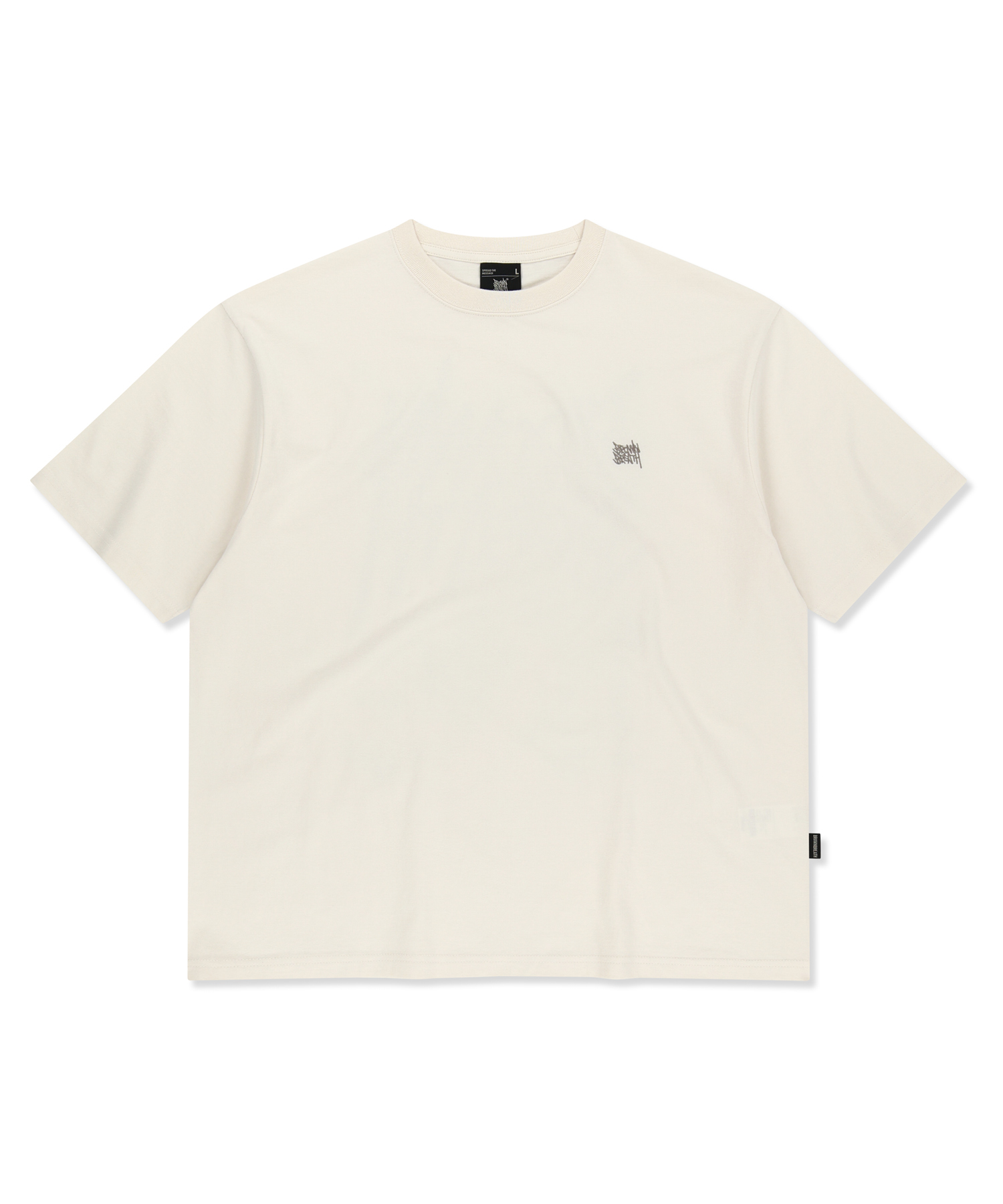 KITTY TAG TEE - IVORY