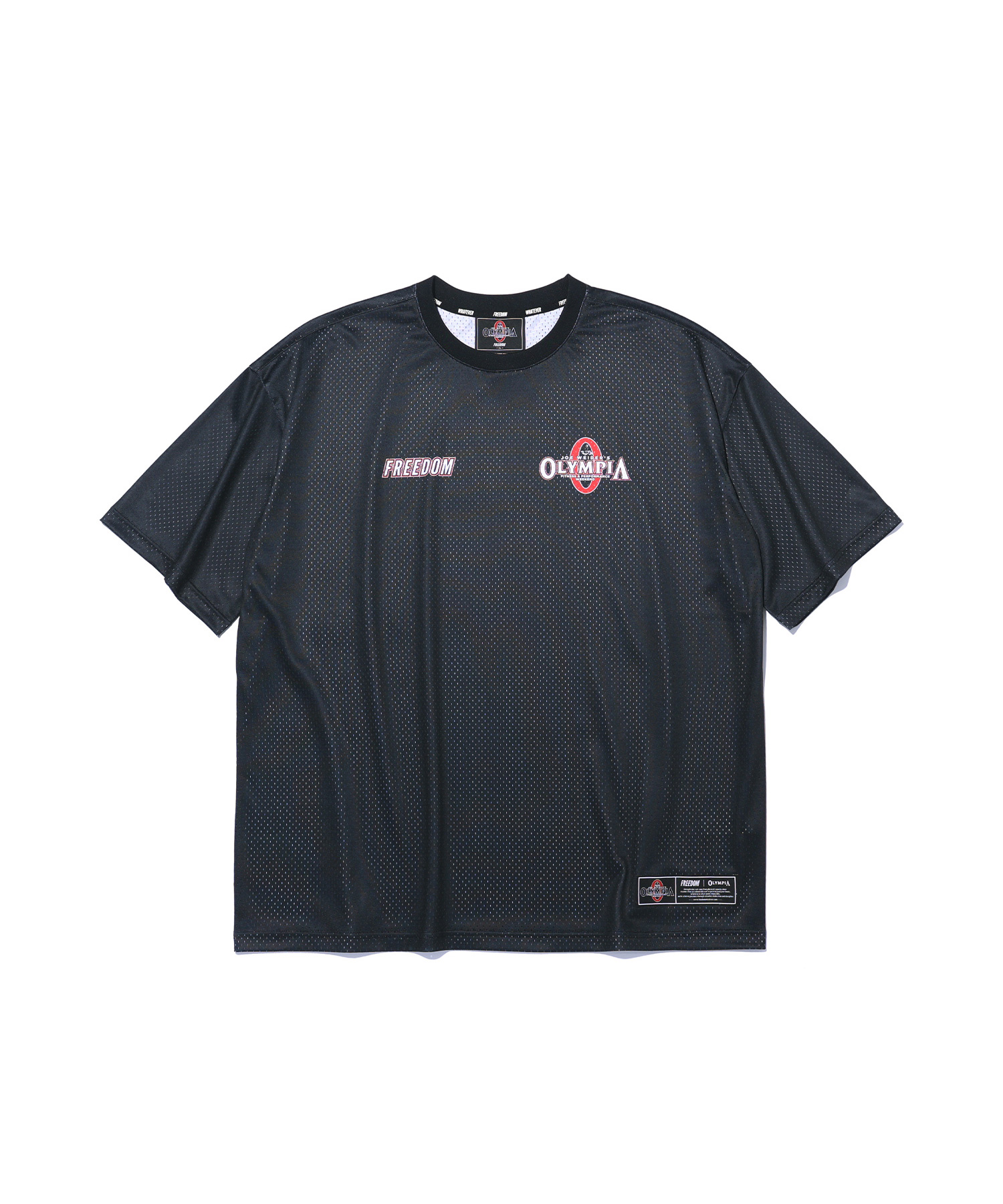 Olympia Small Logo All Mesh Short Sleeve T-Shirt_2color