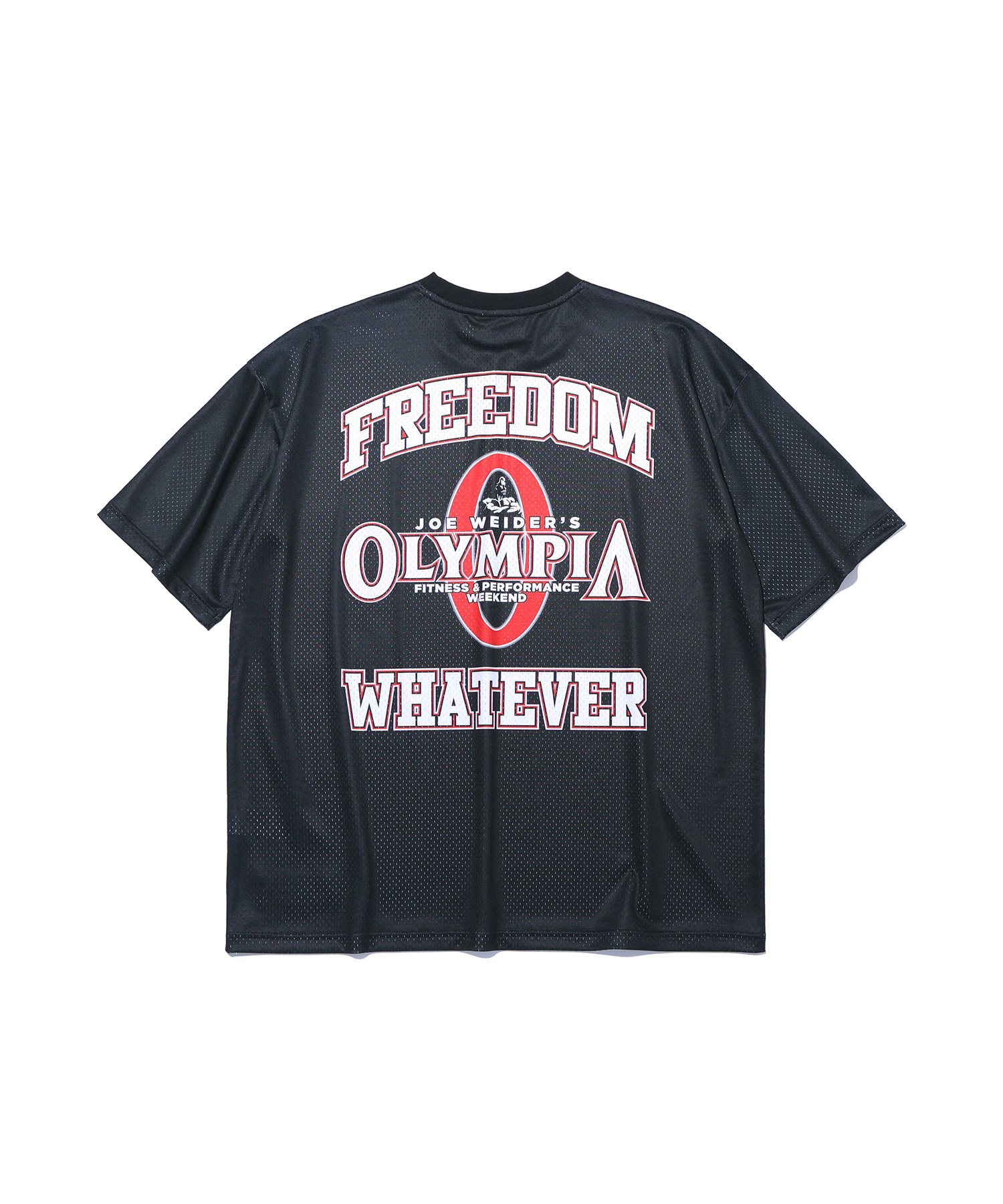 Olympia Small Logo All Mesh Short Sleeve T-Shirt_2color