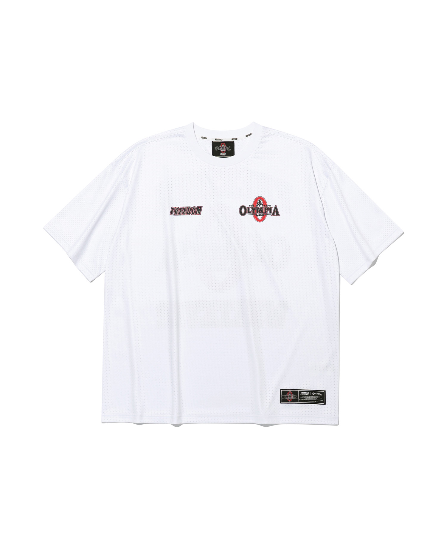Olympia Small Logo All Mesh Short Sleeve T-Shirt_2color