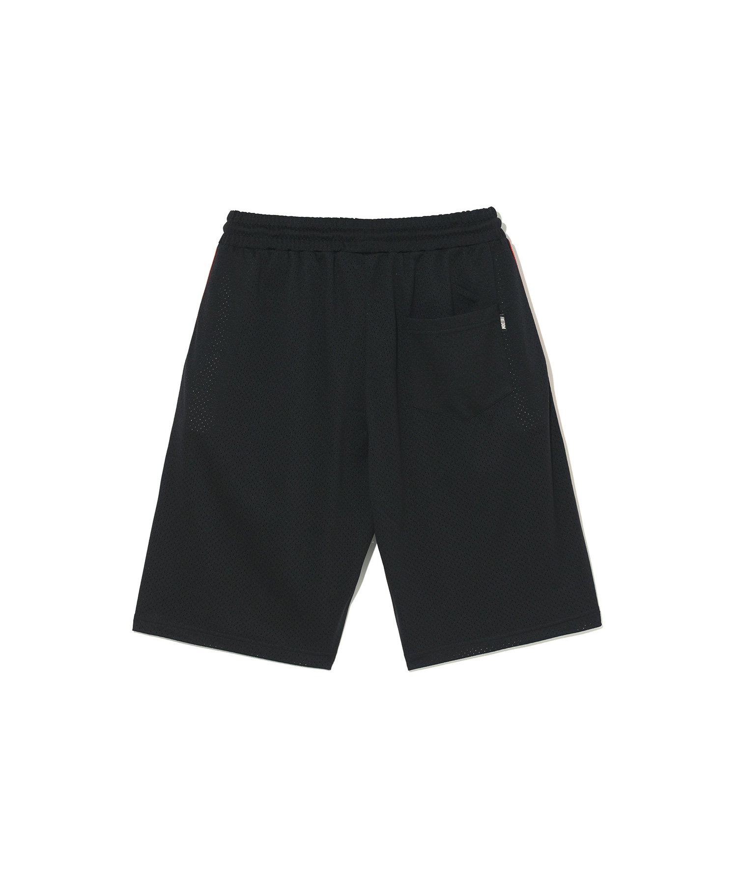 Olympia Lettering All Mesh Bermuda Shorts (Black)