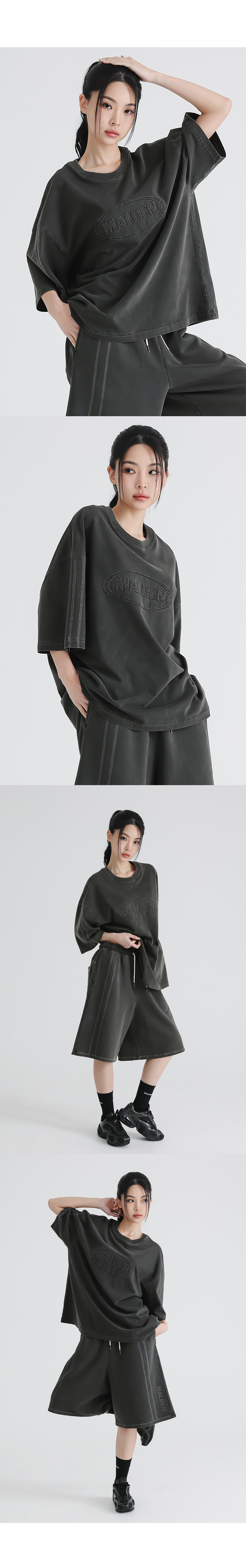 PIGMENT APPLIQUE OVERFIT T-SHIRT