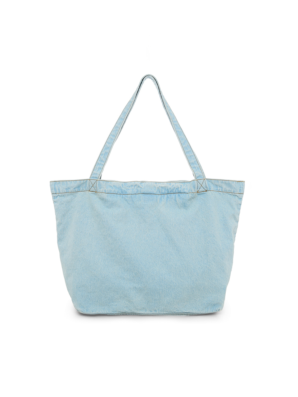 마뗑킴(MATIN KIM) MATIN STITCH DENIM SHOULDER BAG IN SKY - 사이즈