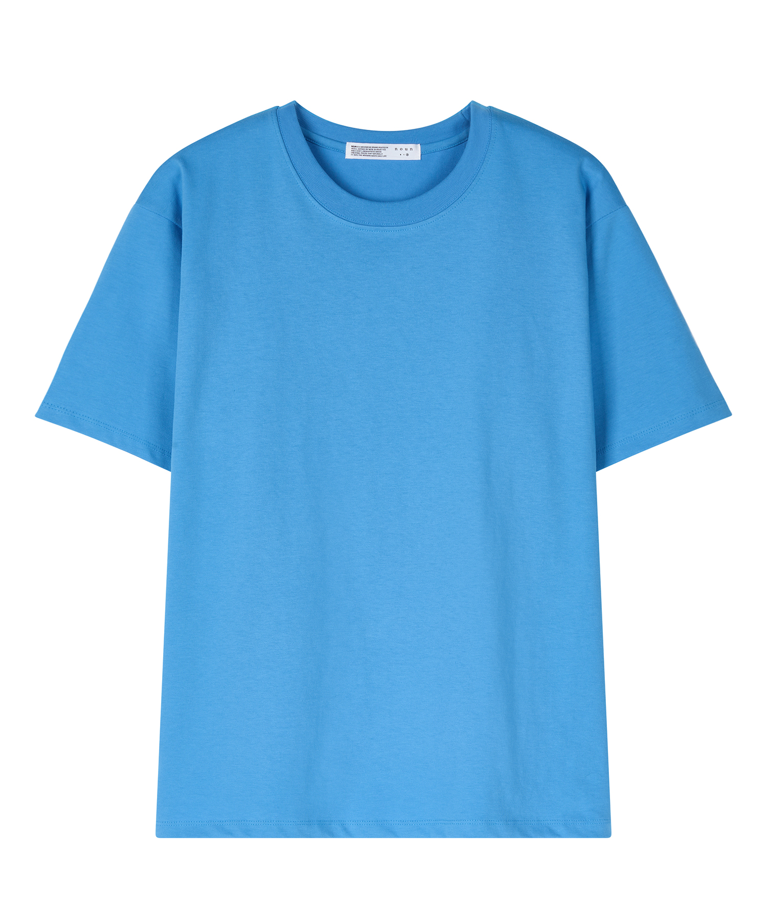 soft round t-shirts (синий)