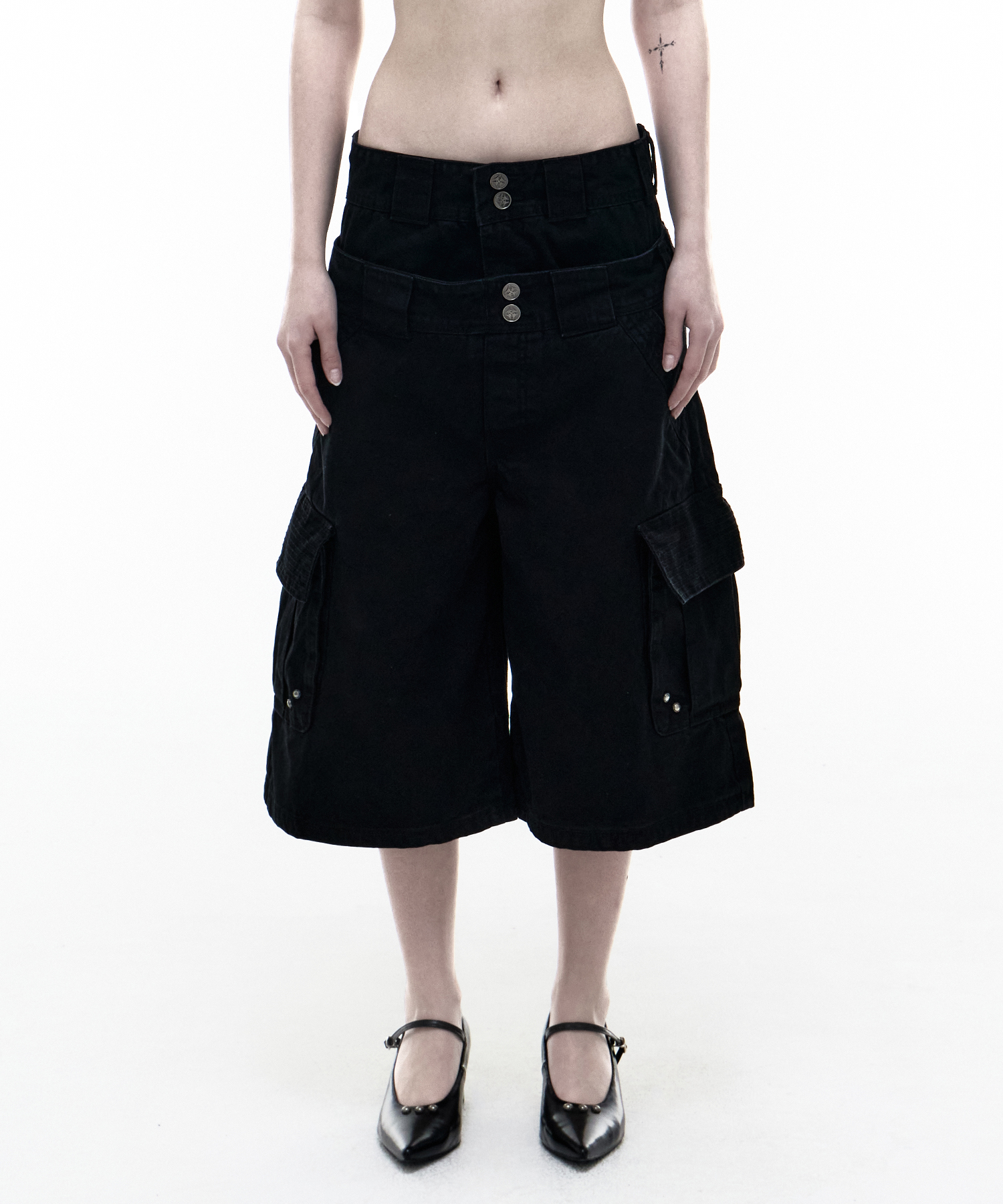 Op. 08 DESERT MAXI карго SHORTS чёрный