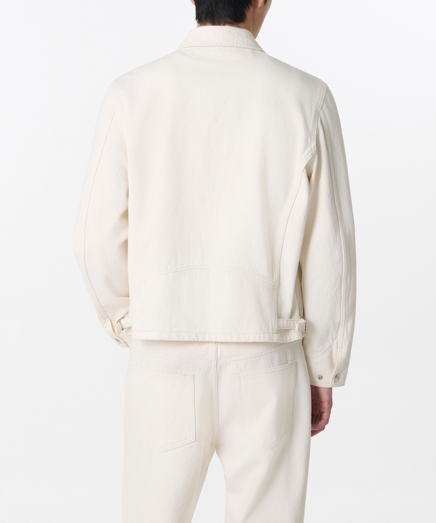 LUCKY GUY деним SPORT куртка [CREAM]