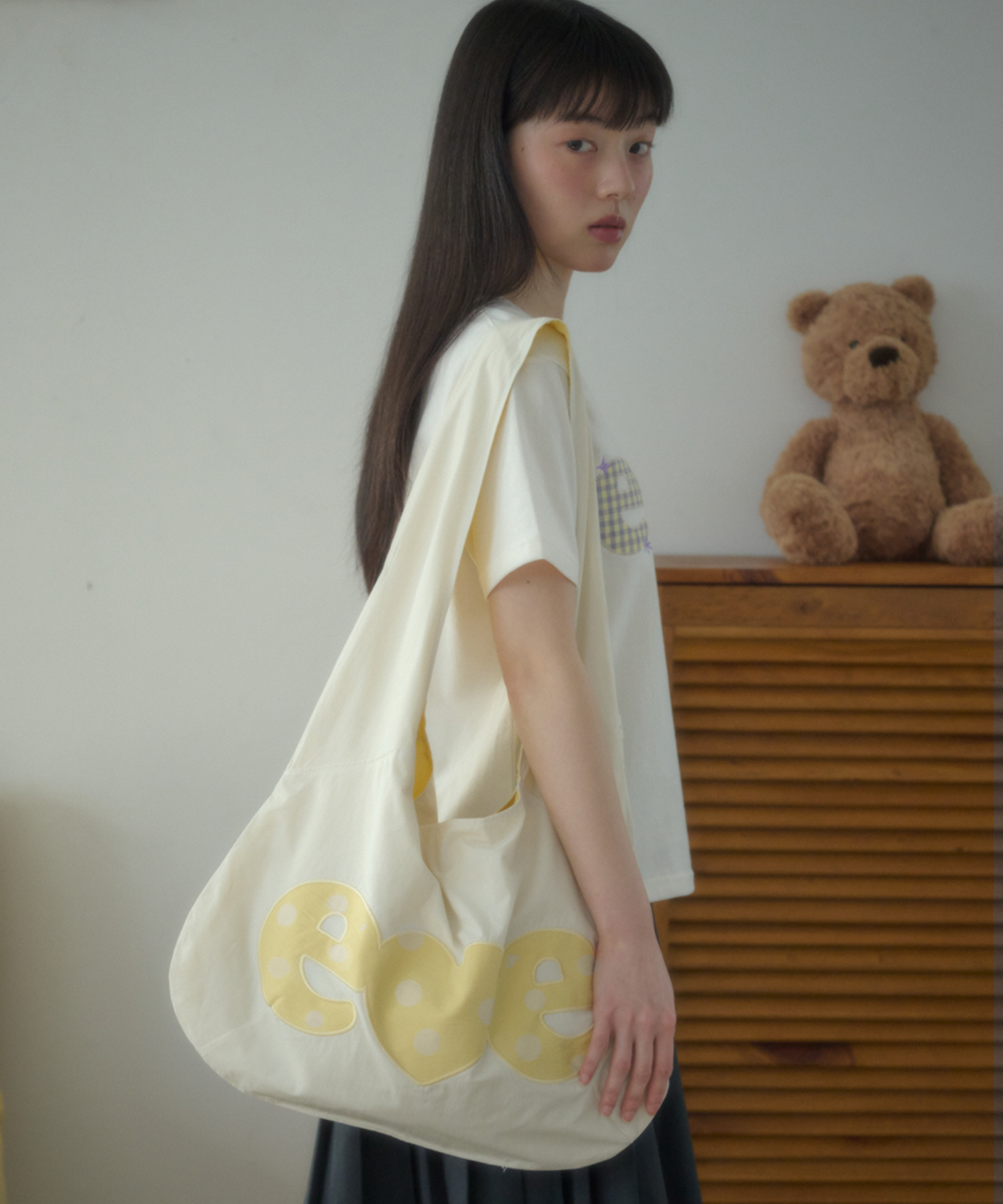 двусторонний dot Hobo Bag AC801(жёлтый)