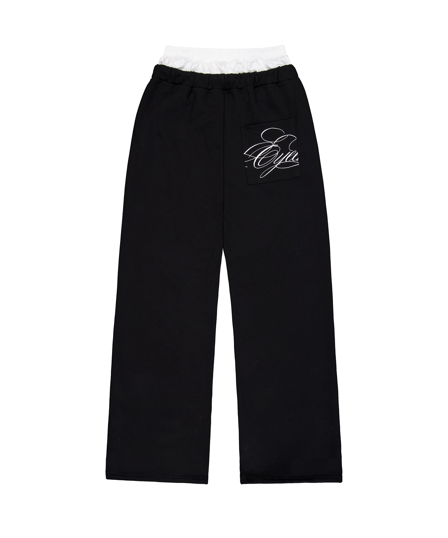 Front Line Sagging Layerd Sweatpants - Черный