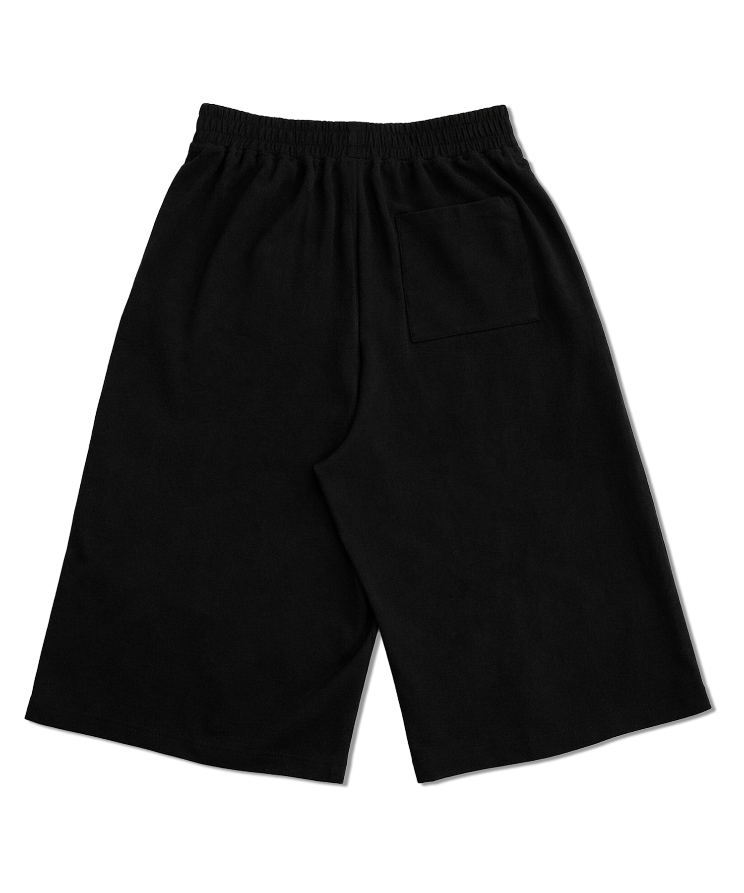 Базовые трикотажные шорты с защипами LQ7PU494_BLACK