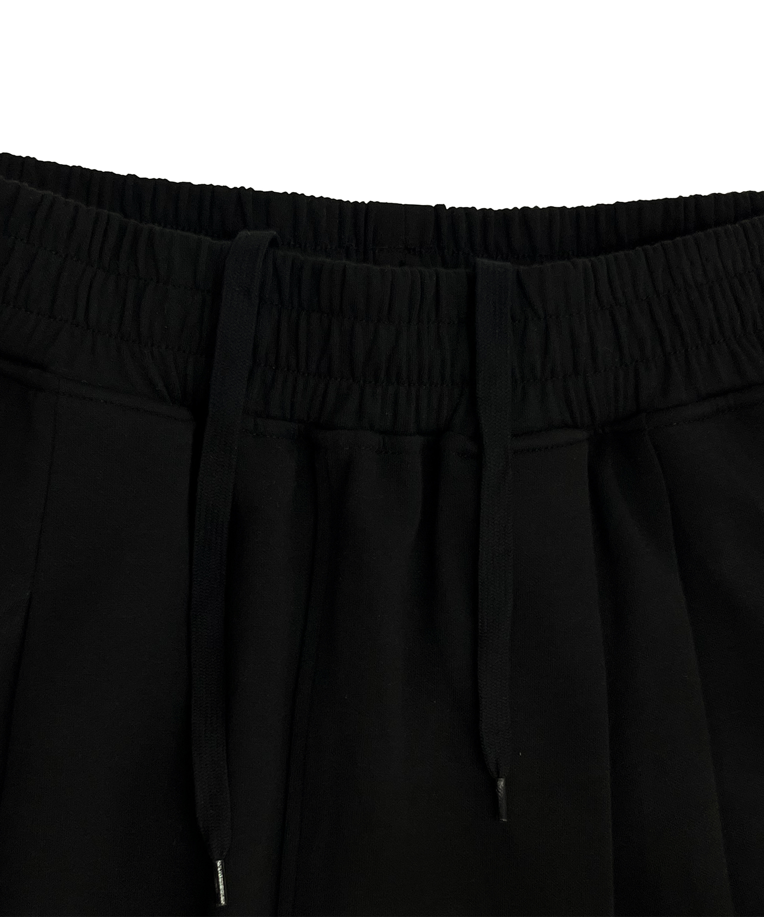 Базовые трикотажные шорты с защипами LQ7PU494_BLACK