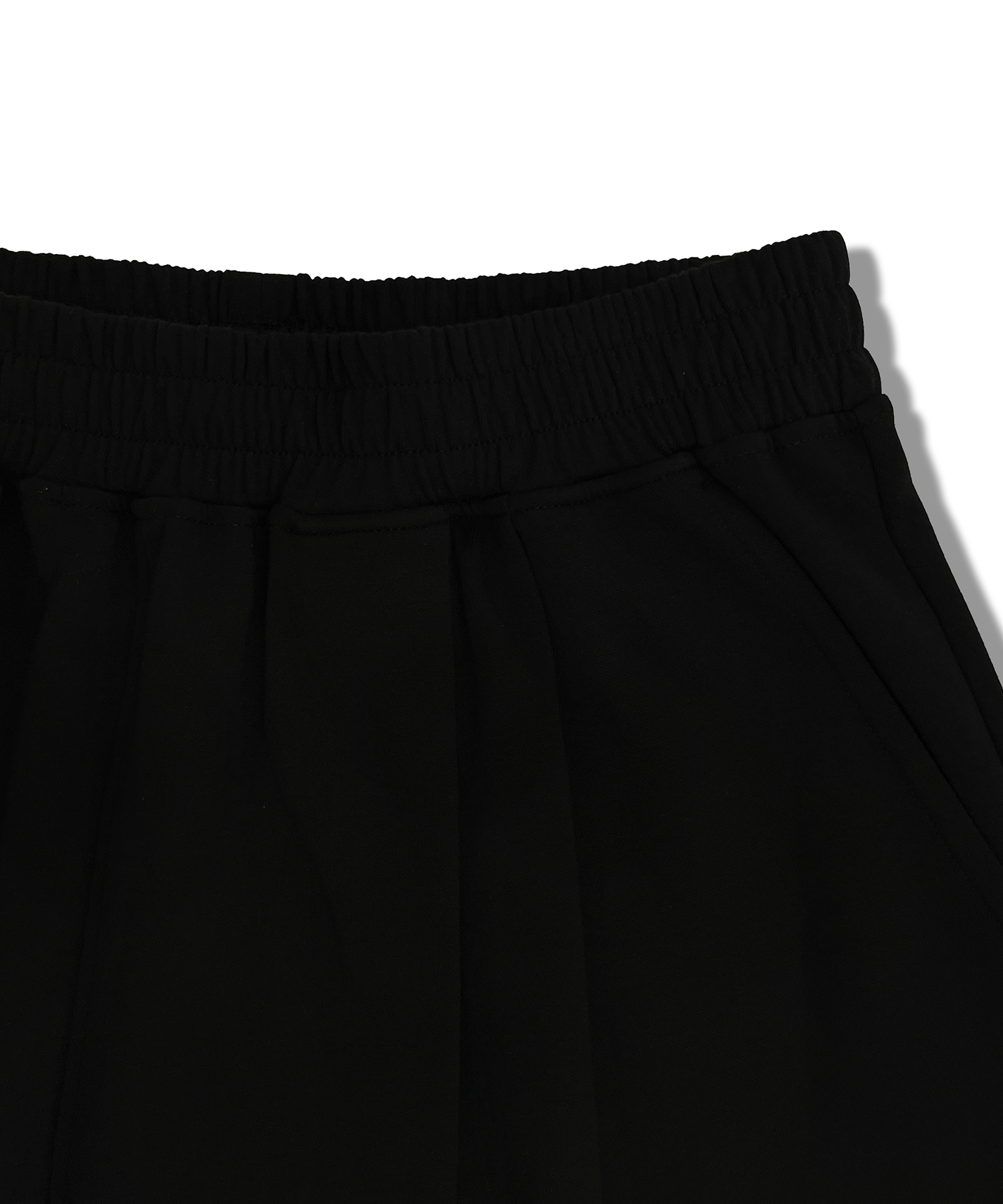 Базовые трикотажные шорты с защипами LQ7PU494_BLACK