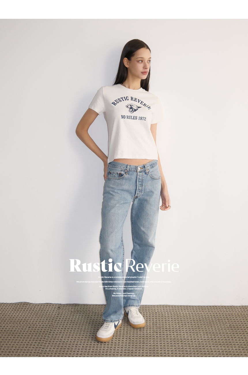 ROARING CAT BABY TEE - 3 COLORS IVORY