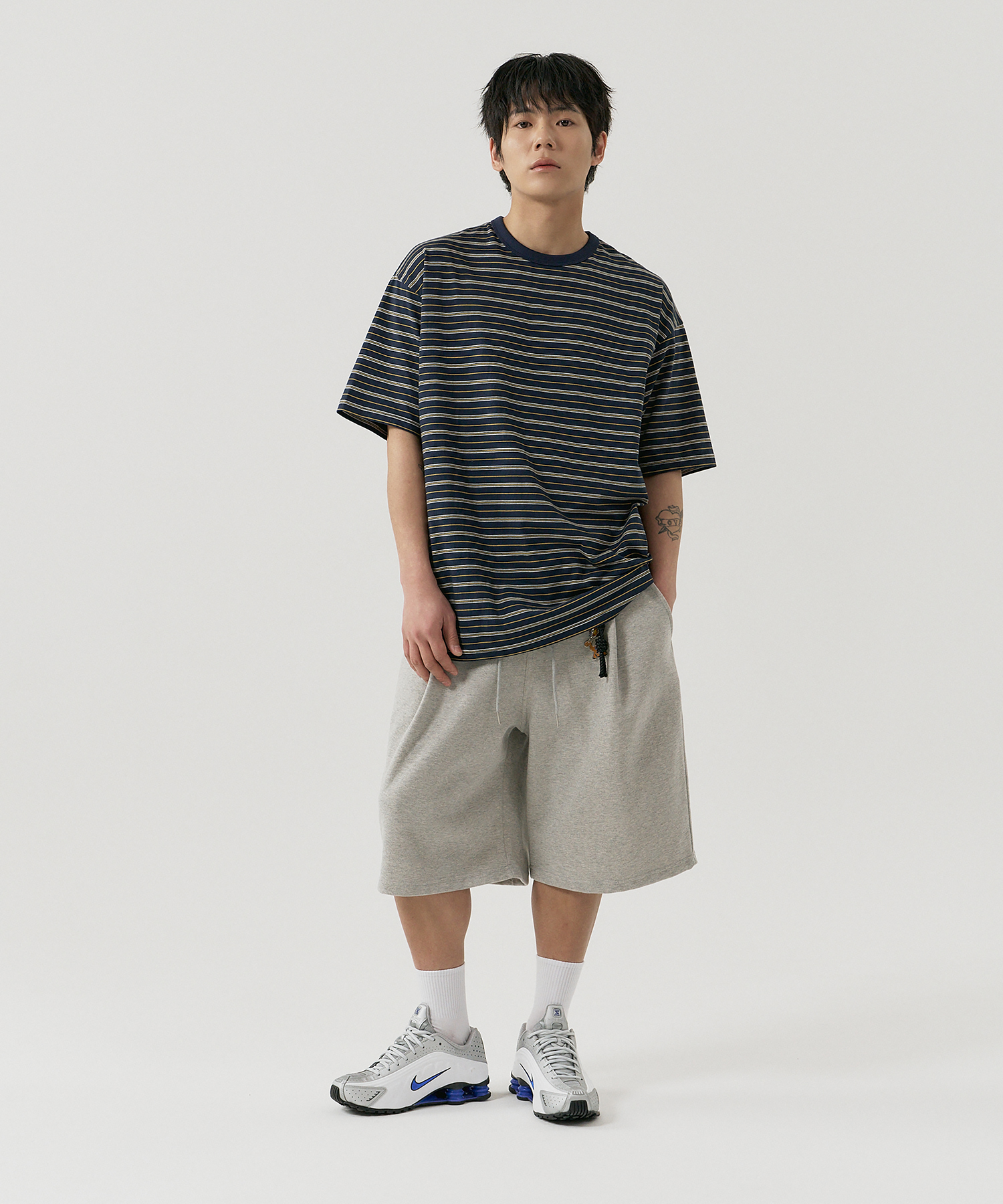 Футболка Triple Stripe [Navy]